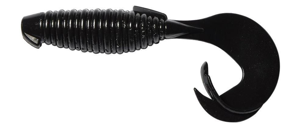 Falcetto Keitech Flapper Grub 4" col. 001S Black