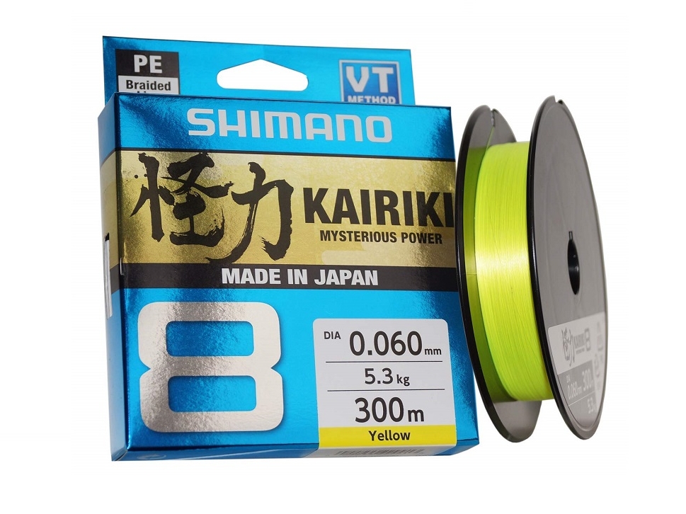 Treccia Shimano Kairiki 8 300 m Yellow