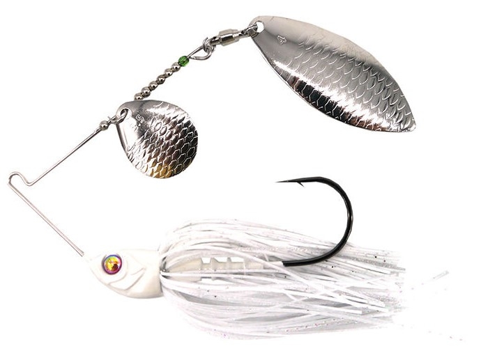 Spinnerbait Damiki TOT Type II Tandem 1/2 oz (14 g) col. 029 Prl Wht Spinnerbait Damiki TOT Type II Tandem 1/2 oz (14 g) col. 029 Prl Wht