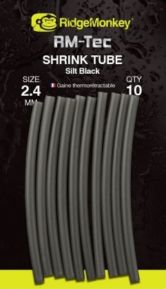Ridgemonkey RM-Tec Shrink Tube Silt Black 2.4mm
