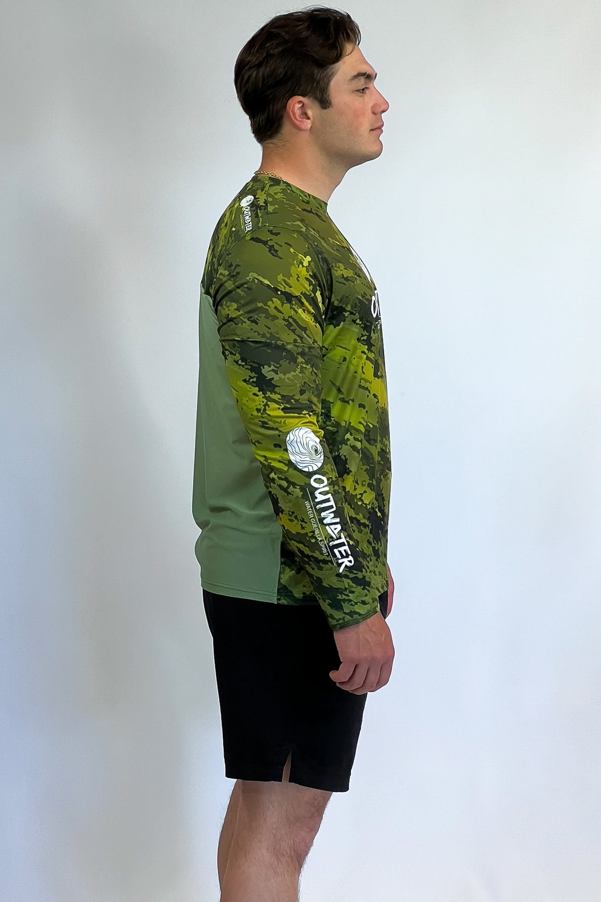 Maglia Anti-UV Outwater Spreks col. Green Forest