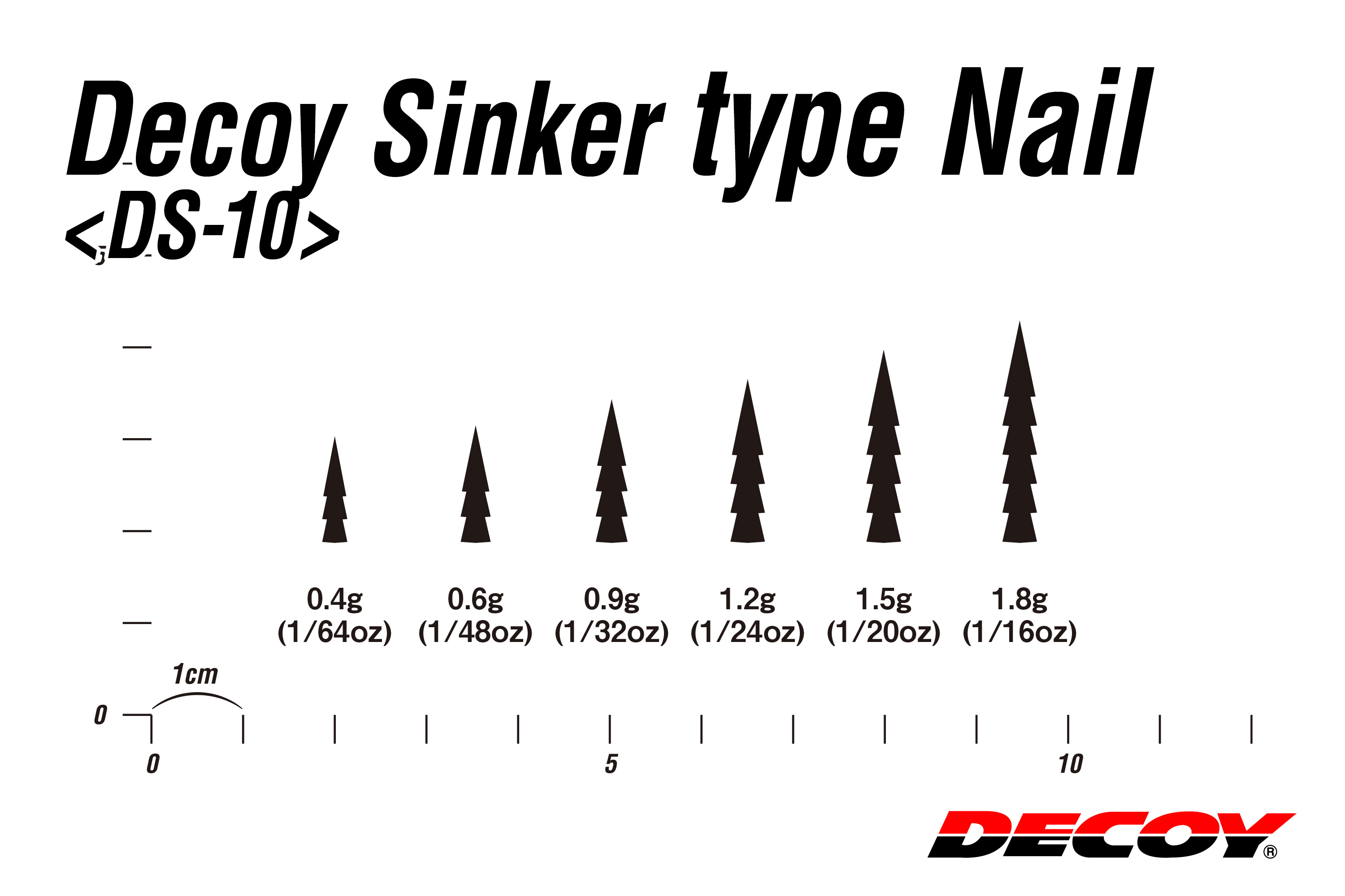 Piombo Decoy DS-10 Sinker Type Nail