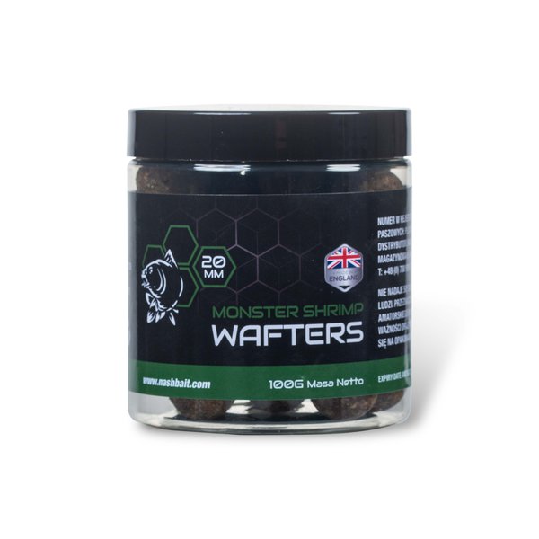 Boilies Nash Monster Shrimp Wafters 20 mm 100 g