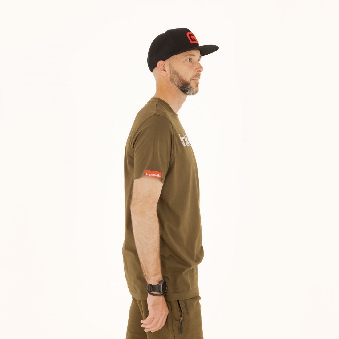 T-Shirt Trakker CR Logo col. Olive Green