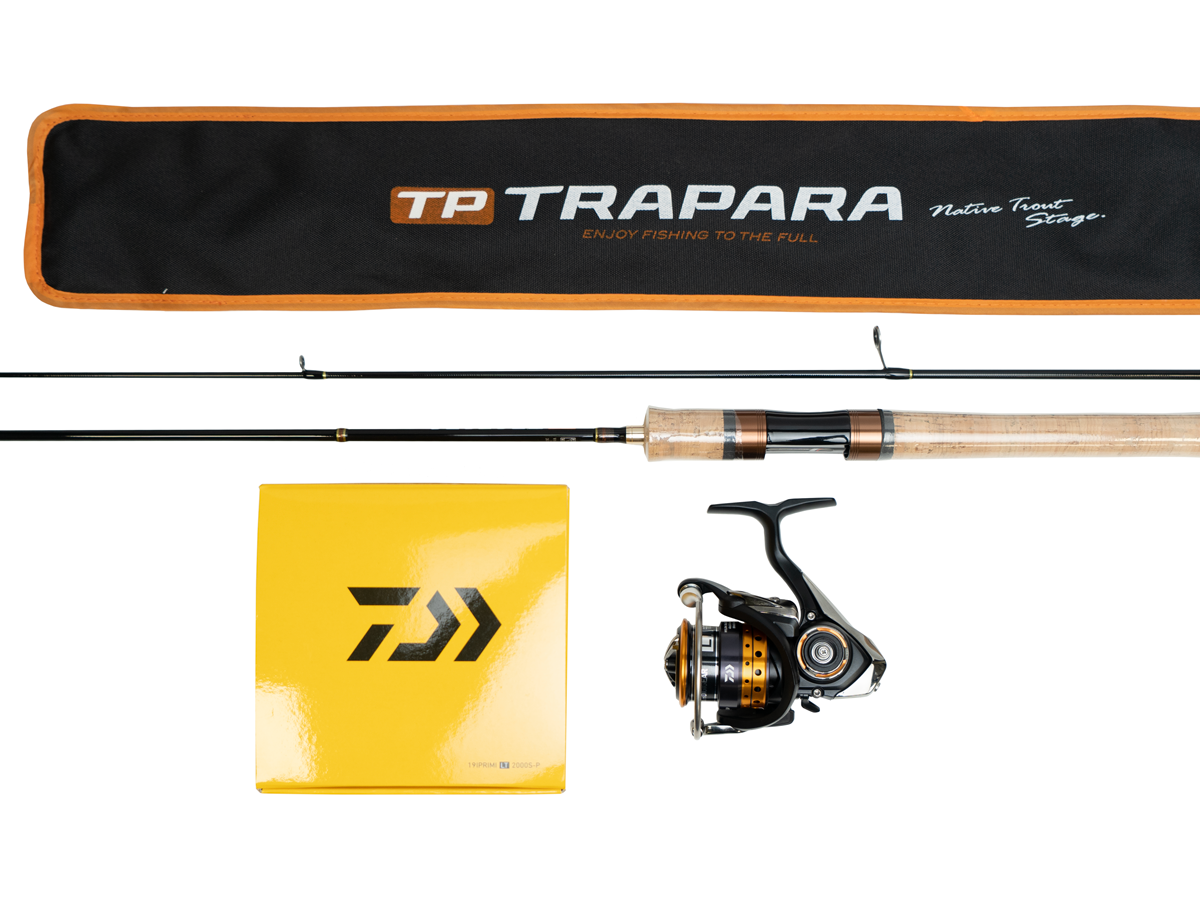 Combo Trout Native Boscolo Sport Major Craft Trapara (Daiwa Iprimi 2000S-P)