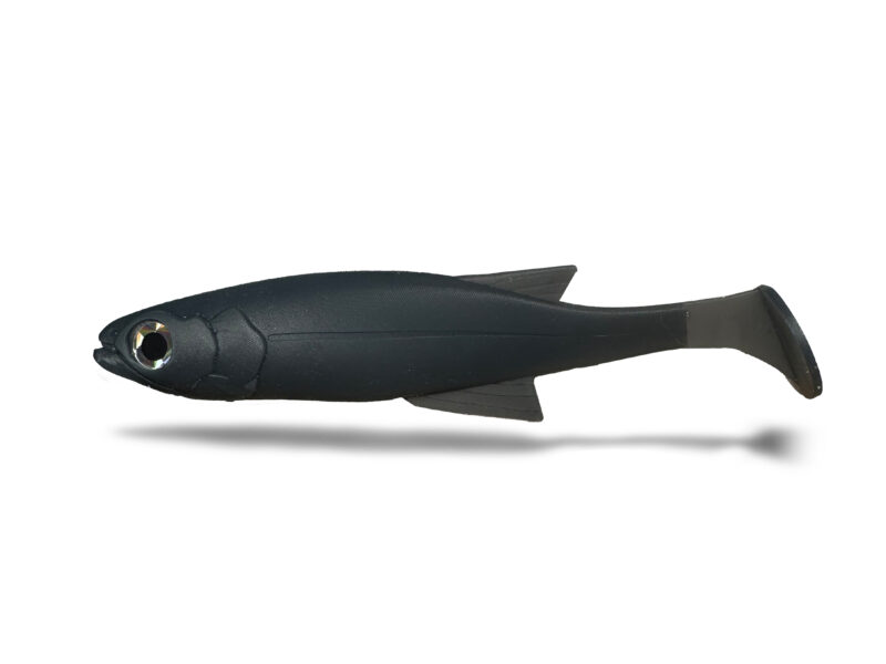 Soft Swimbait Veeu Burno Shad Tail 15.5 cm col. Midnight Shad
