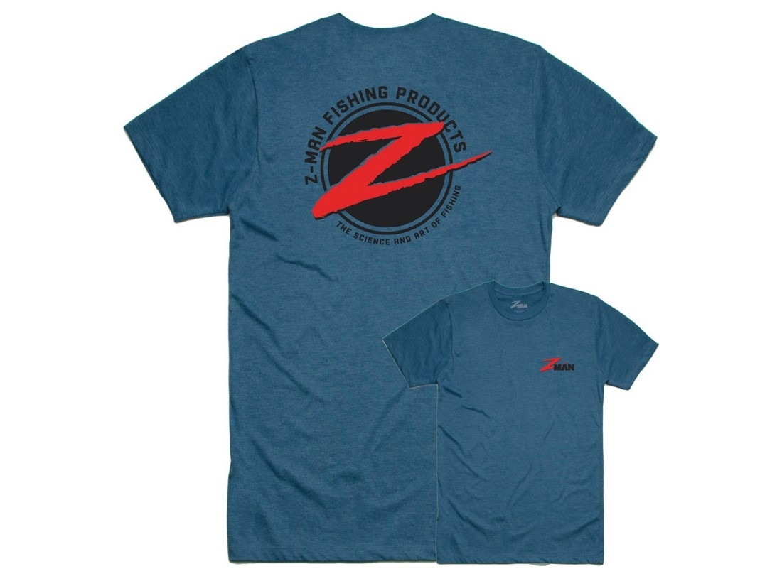 Maglietta Z-Man Z-Circle Logo Teez col. Steel Blue Heather
