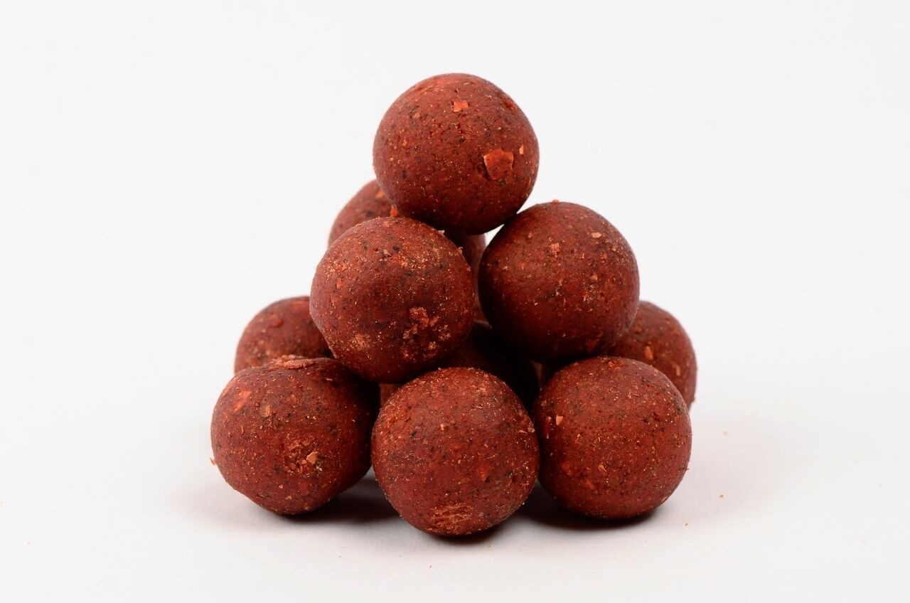 Boilies Big Fish Red Fish original Indian Spice & Garlic 20 mm 1 k