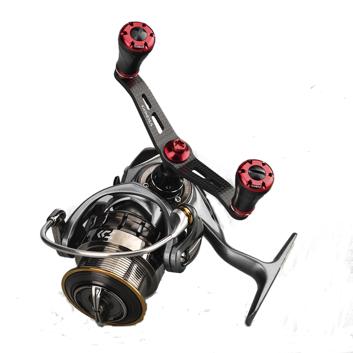 Manetta Doppia Spinning Gomexus Alluminium 98mm DAIWA