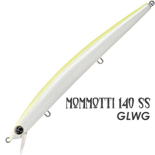 Jerkbait Seaspin Mommotti SS 140 (Slow Sinking) 16 gr col. GLWG