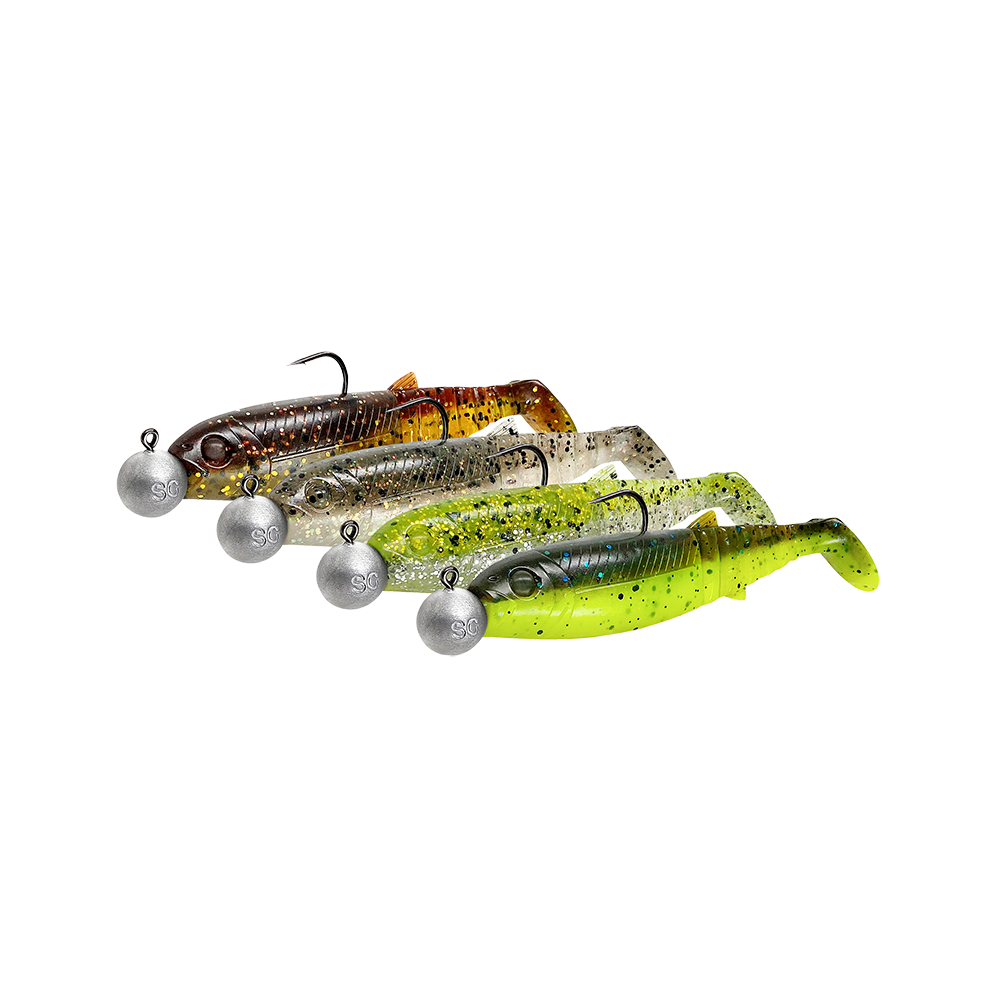 Soft Shad Savage Gear Cannibal Shad Mixed Colors