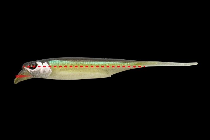 Soft Minnow Jackall RV-Driftfry 3.0”