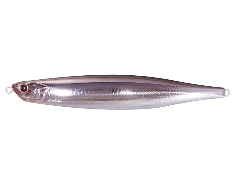 Topwater Jerkbait OSP Bent Minnow 130F col. ME09 Metallic Cry Blu Sh