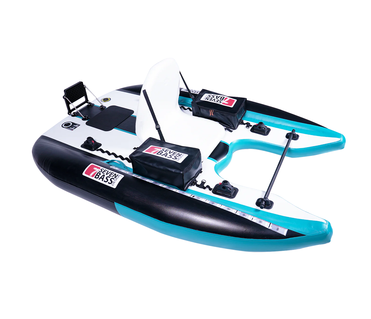 Belly Boat in Dropstitch Seven Bass Flatform XL col. Seafoam Black
