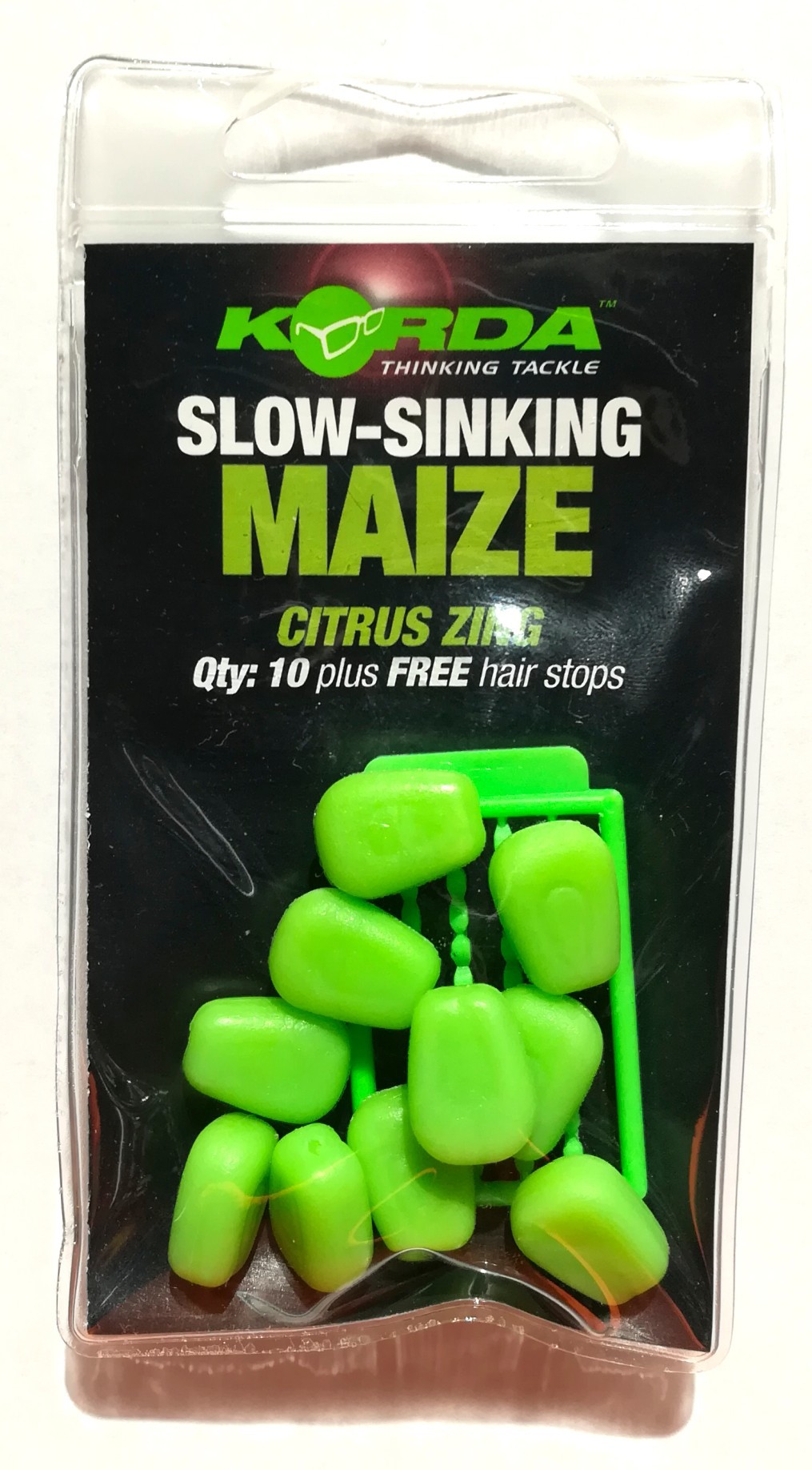 Esca Finta Korda Slow Sinking Maize Citrus Zing -Green Esca Finta Korda Slow Sinking Maize Citrus Zing -Green