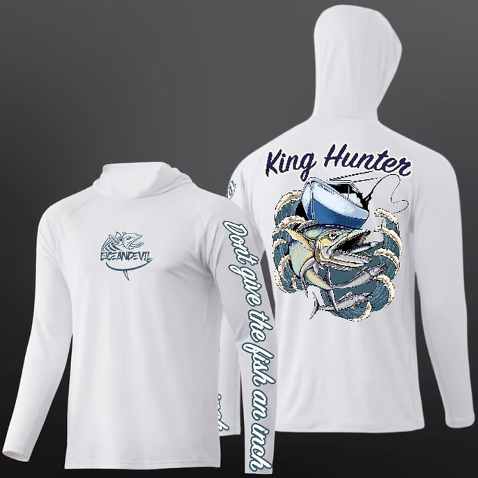 Maglia Anti UV Ocean Devil Action Shirt King Hunter size M