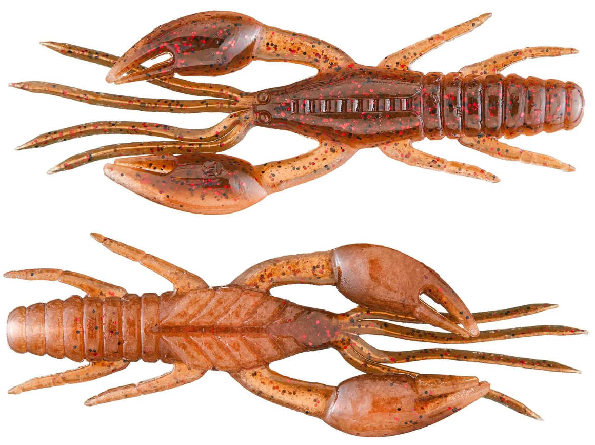 Gambero OSP Dolive Craw 3" col. TW108 Green Pumpkin Red/Natural Orng