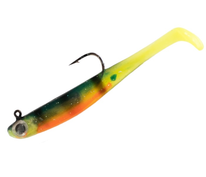 Soft Shad Bertox Seabass Candy 9 cm col. Fire Tiger (3pz)