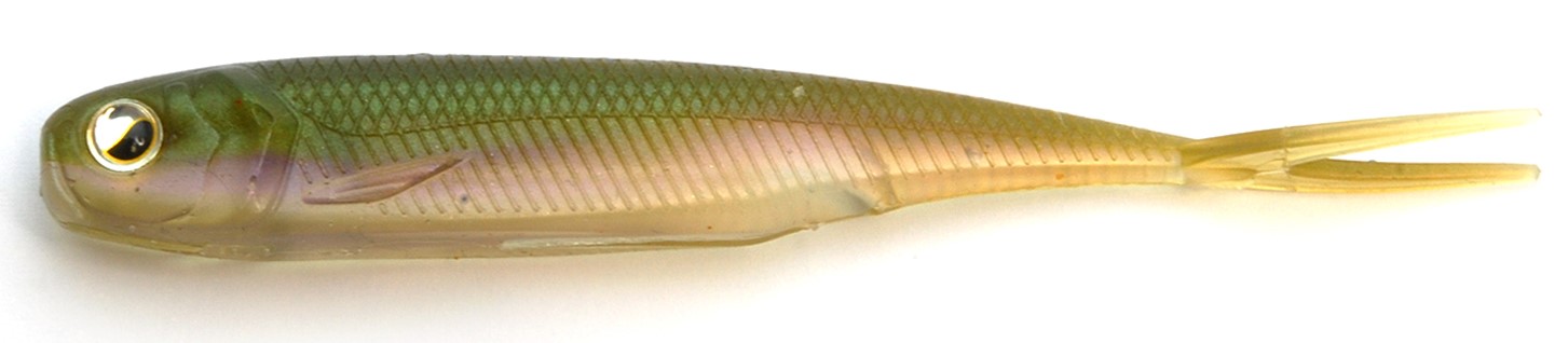 Soft Minnow Raid Fishroller 4" col. 116 Magical Wakasagi