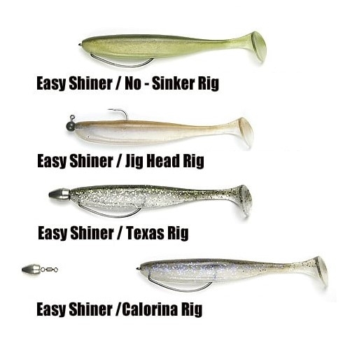 Soft Shad Keitech Easy Shiner 4.5”
