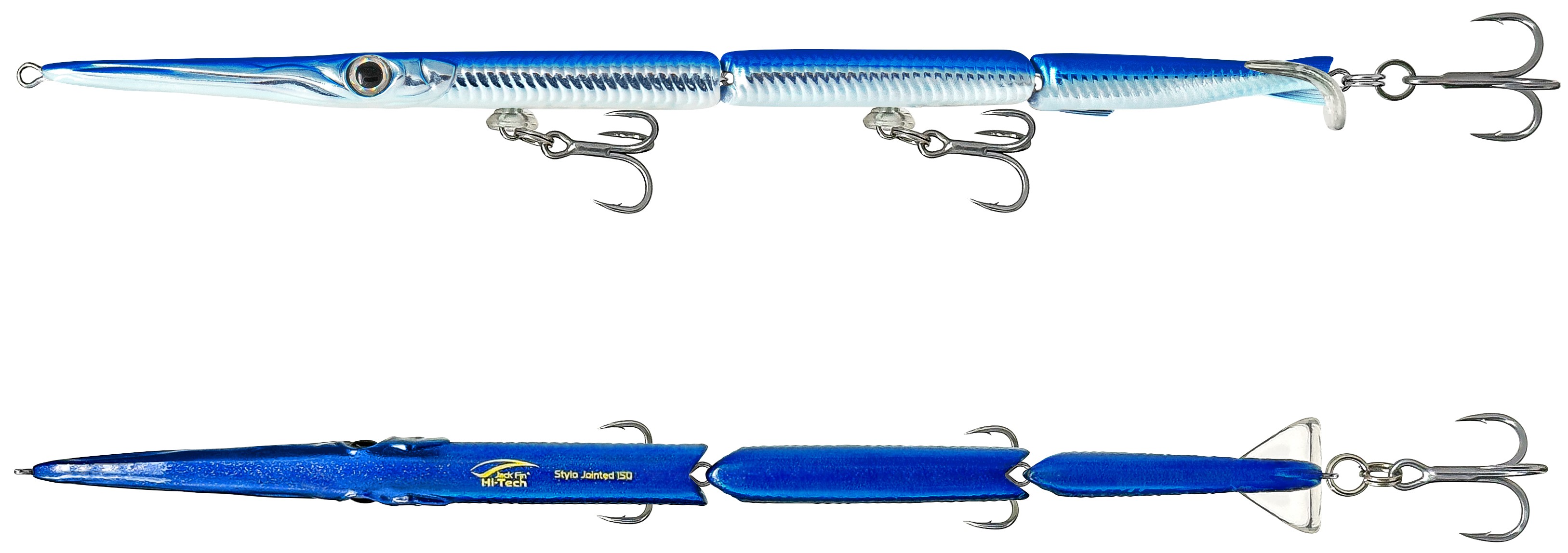 Needlefish Swimbait Jack Fin Stylo Jointed 150 col. 02 Blue