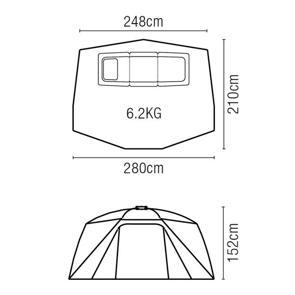 Tenda Nash Titan Hide XL