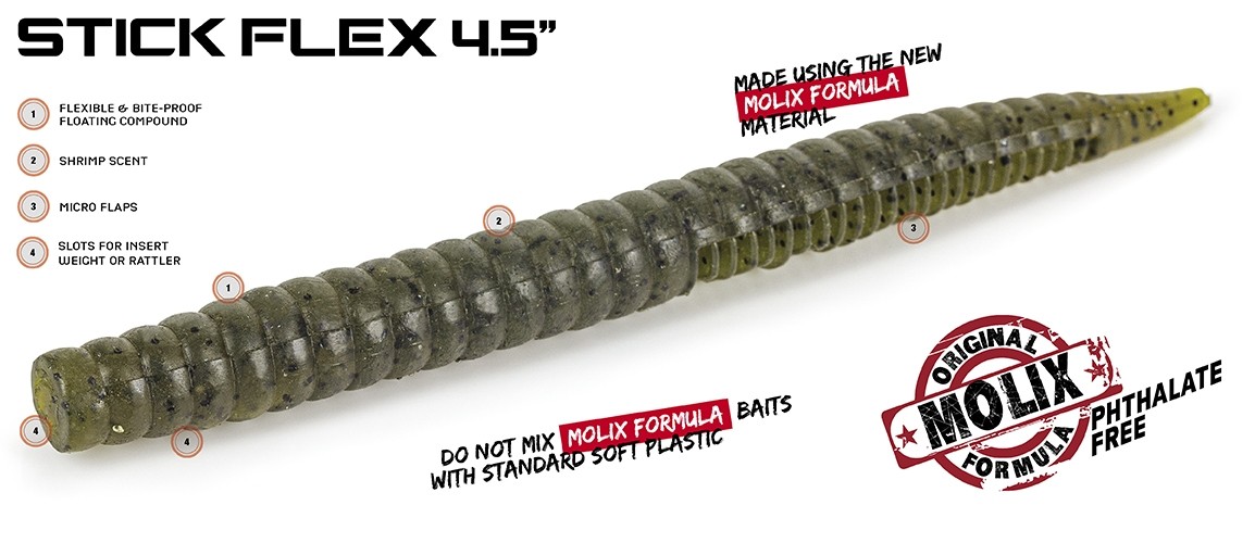 Stick Worm Molix Stick Flex 4.5’’