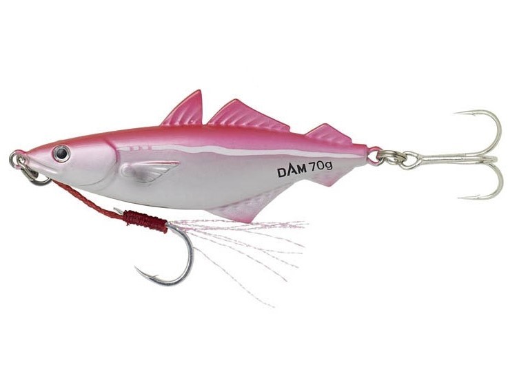 Metal Jig Dam Salt-X Coalfish Casting Jig 7cm – 30g Pink Uv