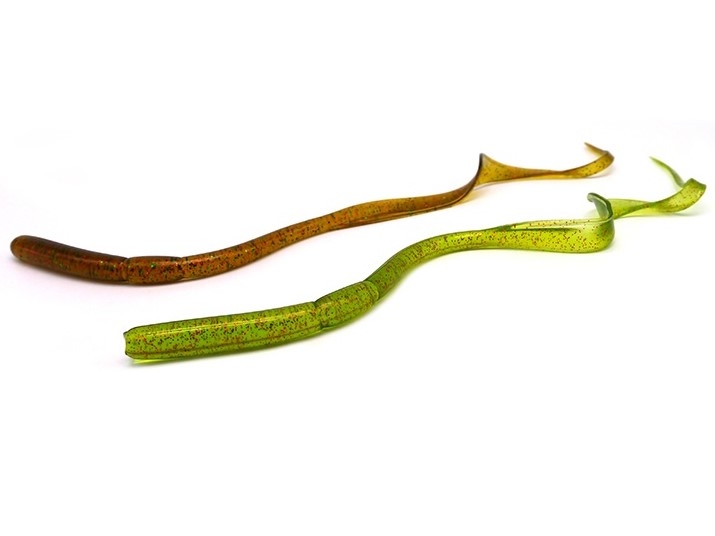 Ribbon Tail Damiki Spear Tail Worm 6.8”