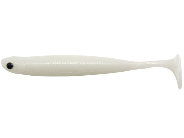 Softbait Damiki Anchovy Shad 4" col. D407 Cream White Glow