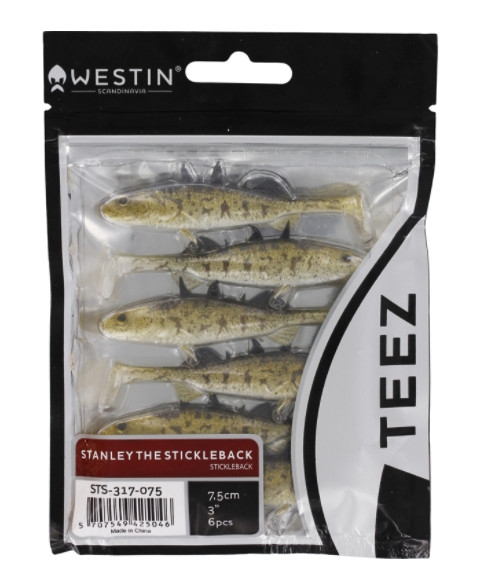 Shad Westin Stanley the Stickleback Shadtail 7,5cm