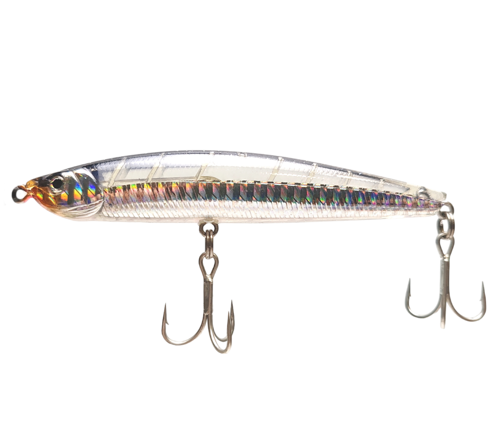 Jig Minnow X-Bait Jerkbait Stick 100S col. 24 Silver Minnow