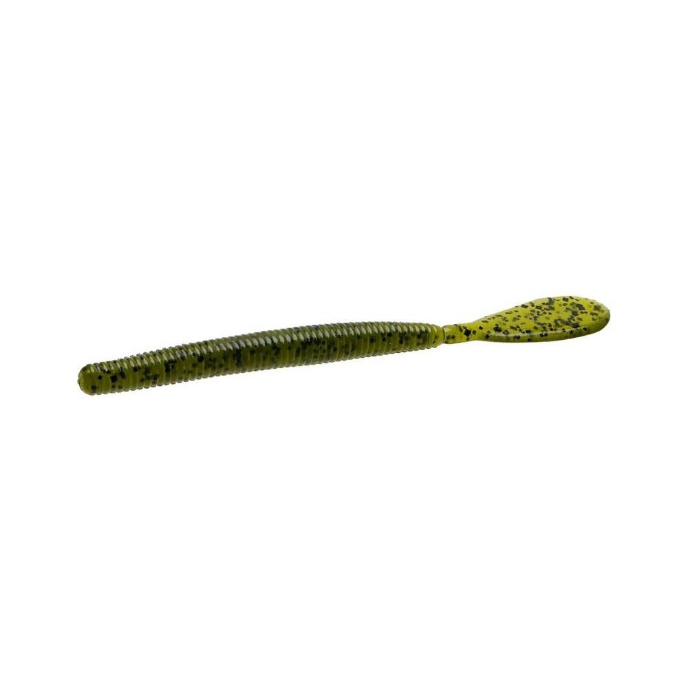 Paddle Tail Worm Zoom Speed Worm 6” col. 019 Watermelon Seed