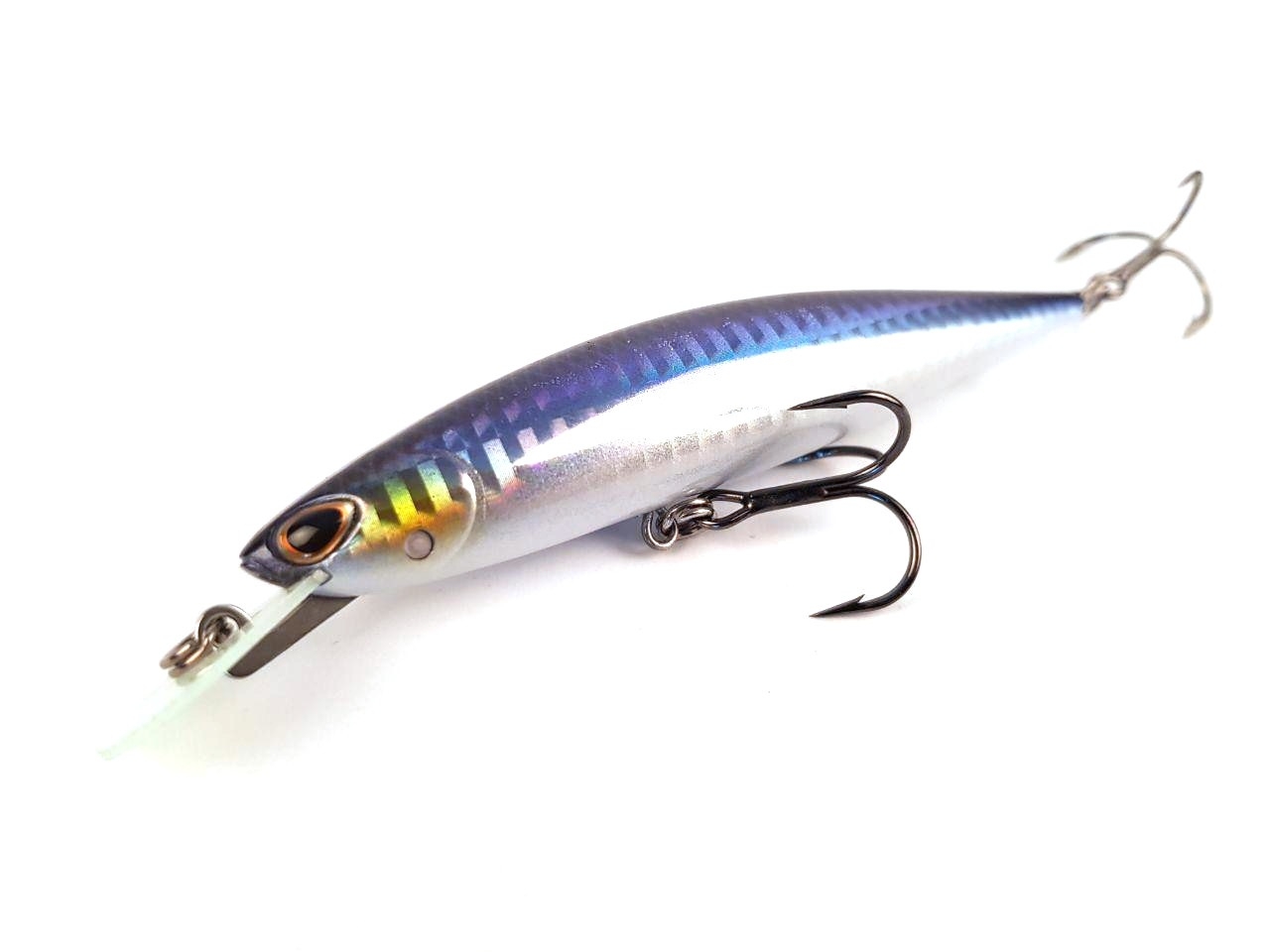 Artificiale Arashi Rattling Minnow 11 col. Metallic Holo Blue