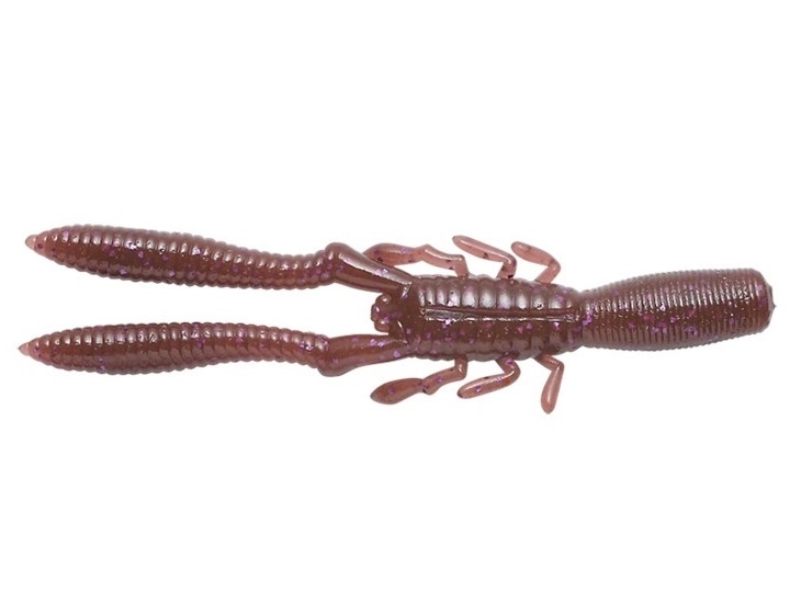 Gambero Megabass Honjikomi Bottle Shrimp 4” col. Cinnamon/Purple Flk Gambero Megabass Honjikomi Bottle Shrimp 4” col. Cinnamon/Purple Flk