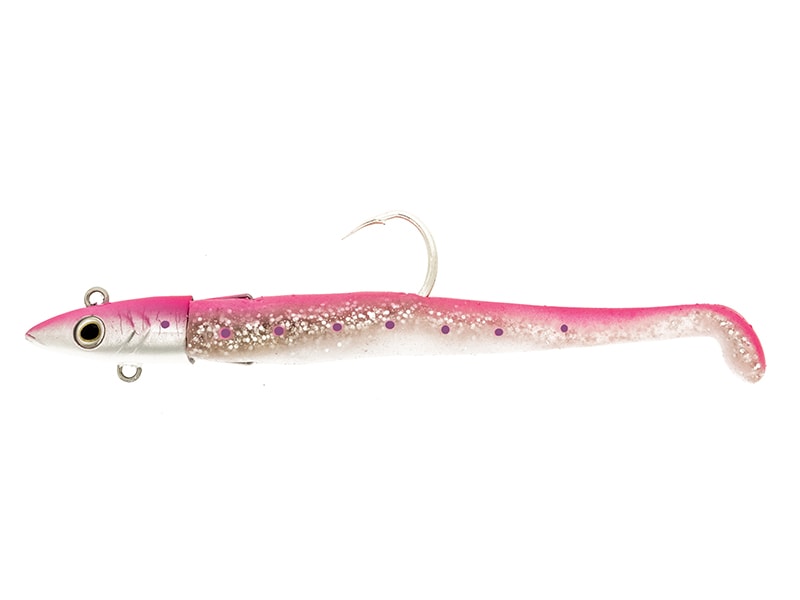 Softbait Jugulo Soft Shad 4” 15 gr ½ oz col. Pink Sarda