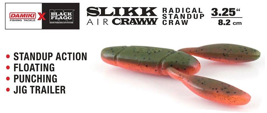 Gambero Damiki/Black Flagg Slikk AIR Craw 3.25