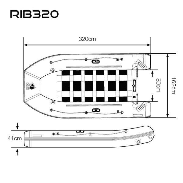 Gommone Nash Boat Life Inflatable Rib 320