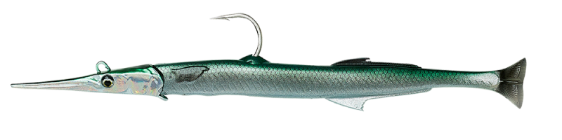 Softbait Savage Gear SG 3D Needlefish Pulsetail 23 Green Needlefish