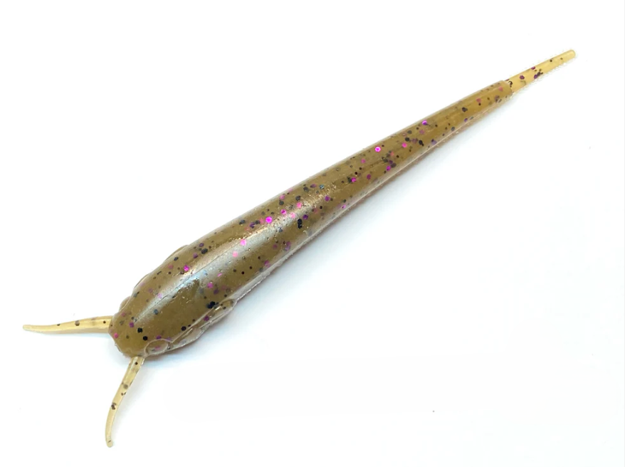 Soft Minnow Nishine Namazu 5” col. Goby with Purple Flake