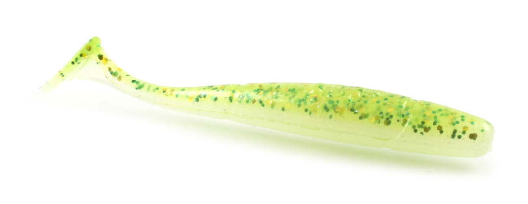 Soft Bait Black Flagg Slikk Shadd 2.25" Col. BF003 Chart Shad Soft Bait Black Flagg Slikk Shadd 2.25" Col. BF003 Chart Shad