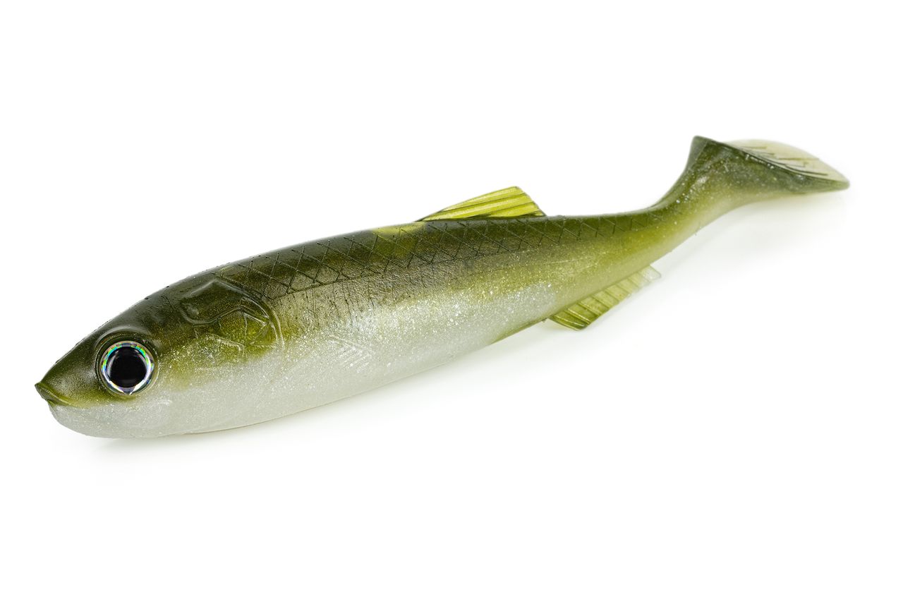 Softbait Molix RT Shad 7" Bulk col. 649 UV Green Herring