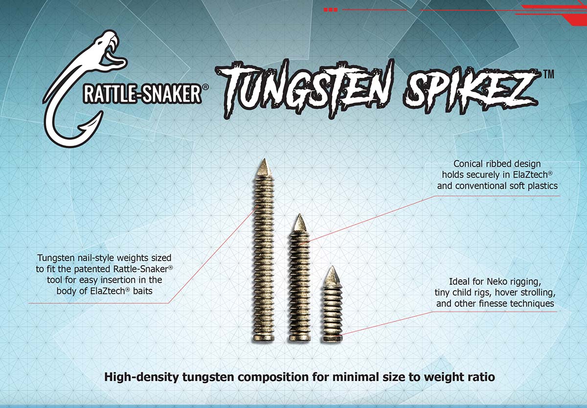 Insert in Tungsteno Z-Man Rattle-Snaker Tungsten Spikez