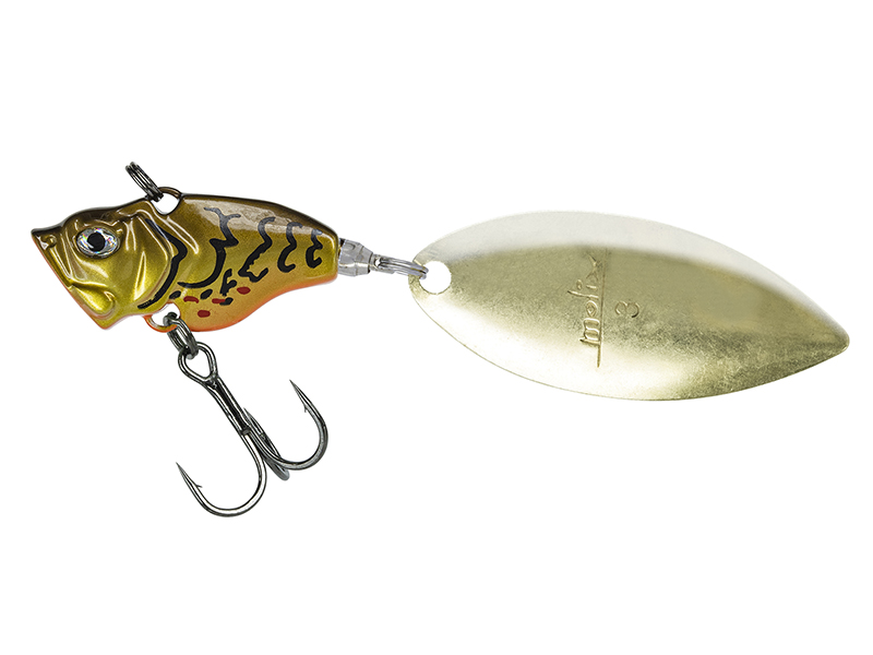 Metal Vibration Molix Trago Spin Tail Willow 3/8 oz col. 05 Aqv Craw