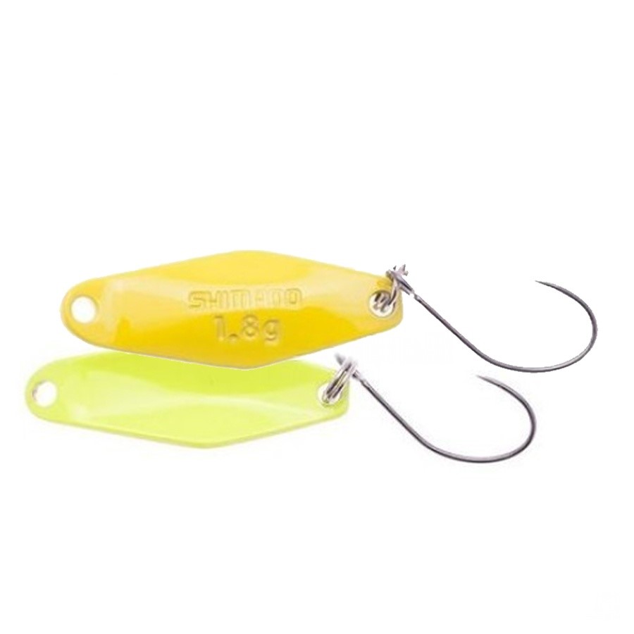 Spoon Shimano Cardiff Wobble Swimmer 1.8 g col. 04T Yellow Chart Spoon Shimano Cardiff Wobble Swimmer 1.8 g col. 04T Yellow Chart