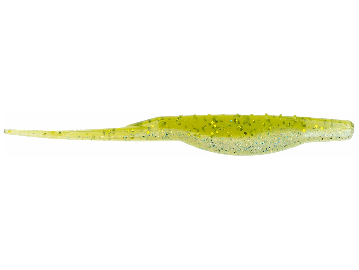 Soft Jerk Netbait Baitfuel Super Twitch 5.5" col. X23627 Grn Shd Mgc