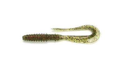 Grub Tail Worm Keitech Mad Wag Slim 4,5” col. K208 Watermelon PP Red