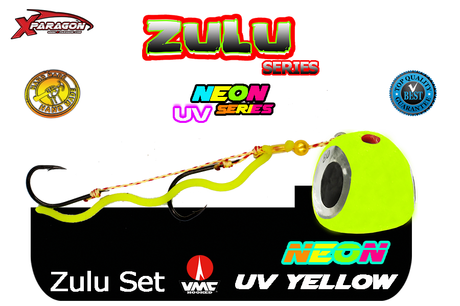 Tenya X-Paragon Zulu Slider UV Neon Set 60 g col. Yellow