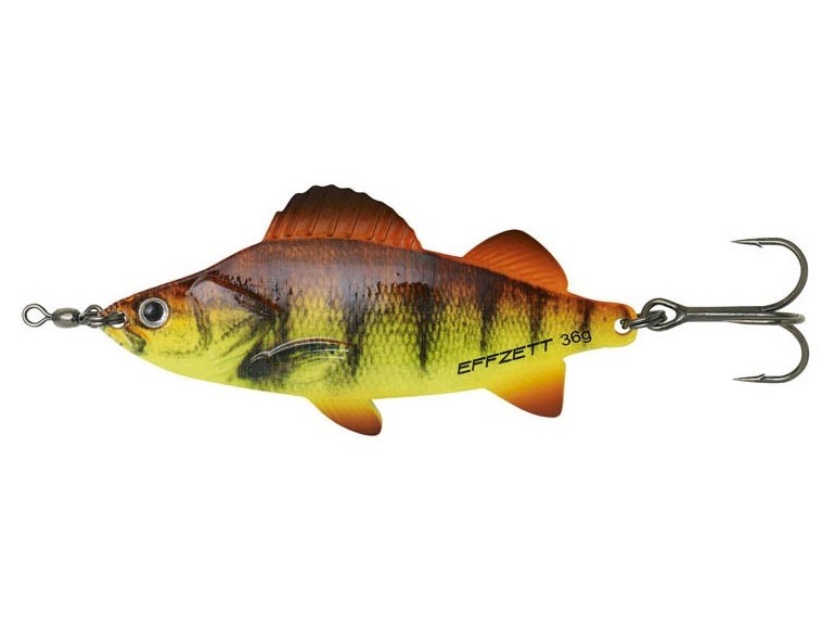 Ondulante Dam Effzett Perch Spoon 7cm - 17g - Orange Perch Uv Ondulante Dam Effzett Perch Spoon 7cm - 17g - Orange Perch Uv