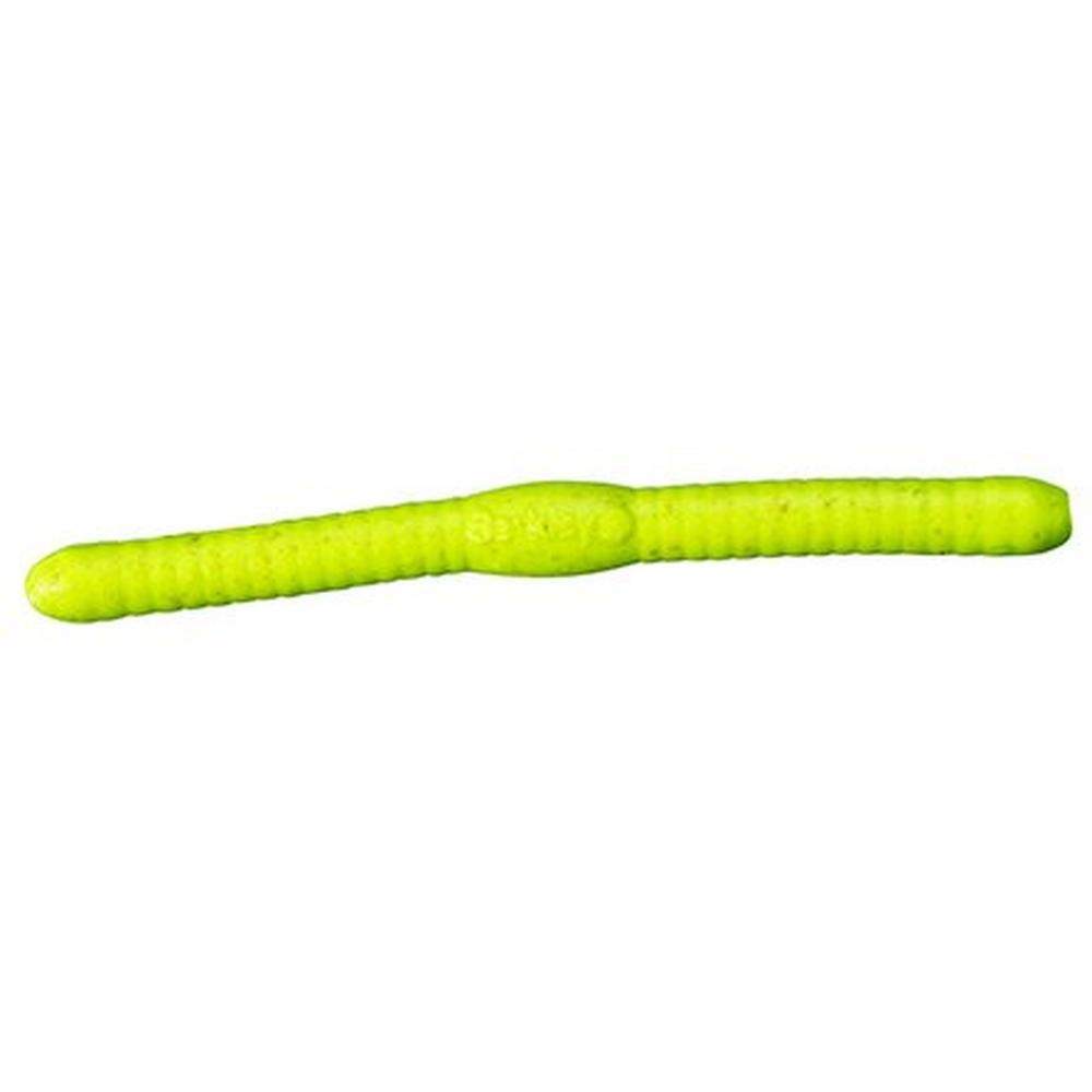 Softbait Berkley GULP! Fat Floating Trout Worm 2” col. Chartreuse